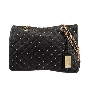 Badgley Mischka Quilted Leather Shoulder Bag